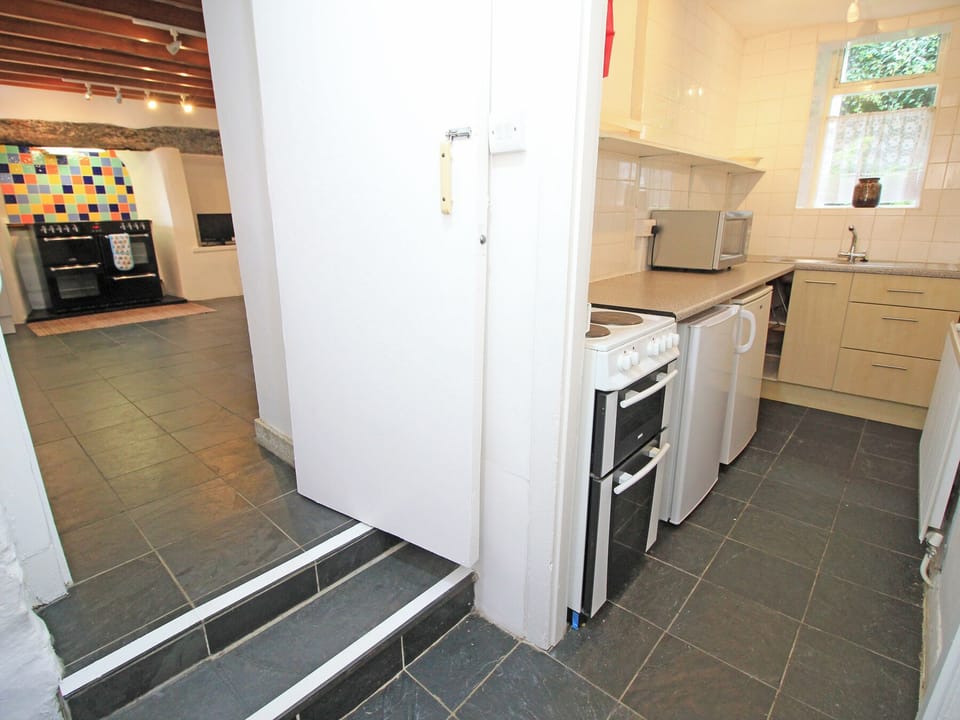 Fridge, dishwasher, electric kettle, toaster
