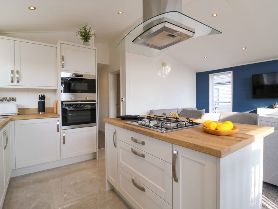 Fridge, dishwasher, electric kettle, toaster