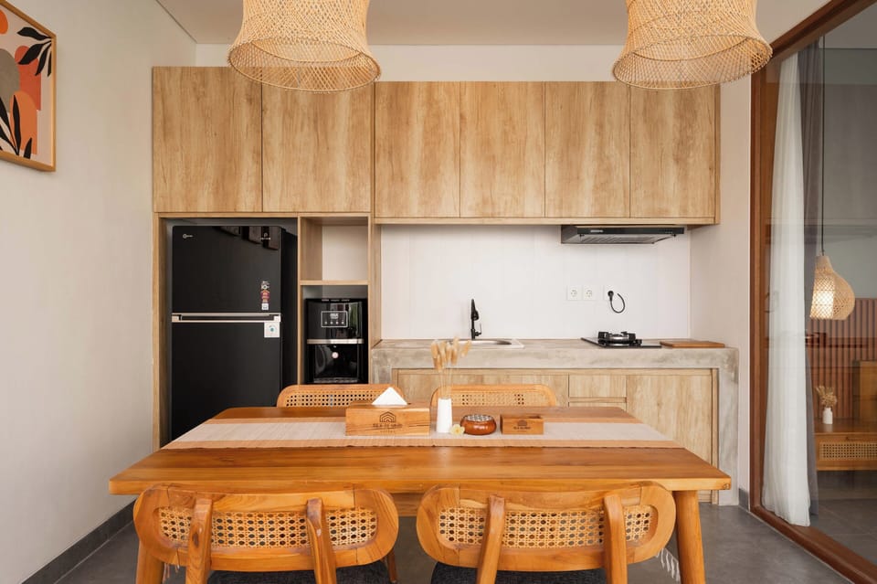 Luxury Villa, Pool View | Private kitchen | Fridge, stovetop, dishwasher, coffee/tea maker