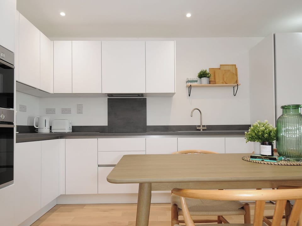 Fridge, microwave, dishwasher, toaster
