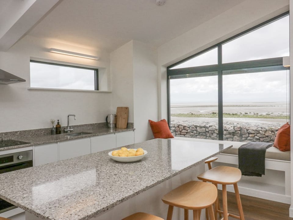 Fridge, dishwasher, electric kettle, toaster