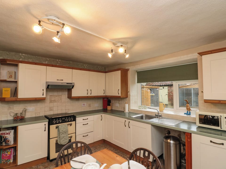 Fridge, dishwasher, electric kettle, toaster