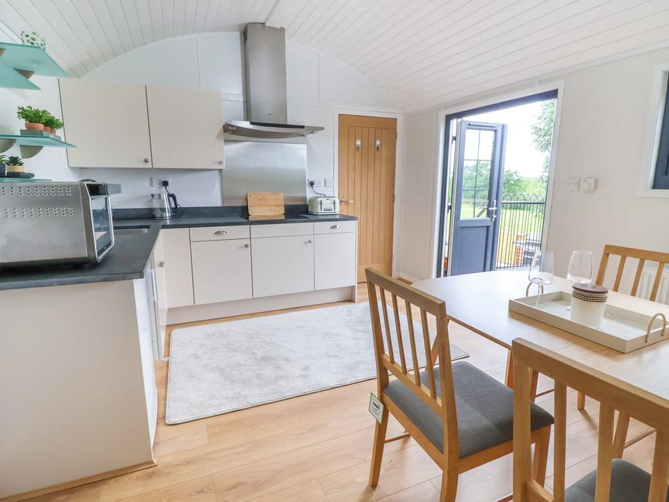Fridge, dishwasher, electric kettle, toaster