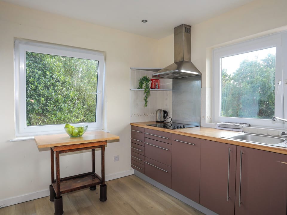 Fridge, dishwasher, electric kettle, toaster