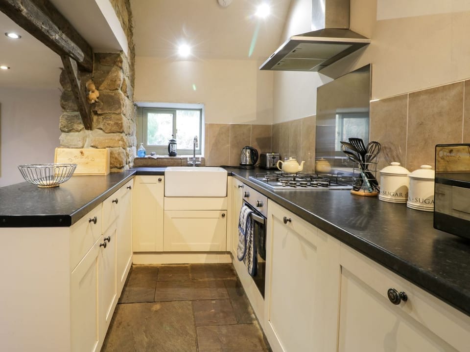 Fridge, dishwasher, electric kettle, toaster