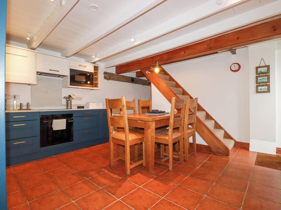 Fridge, dishwasher, electric kettle, toaster