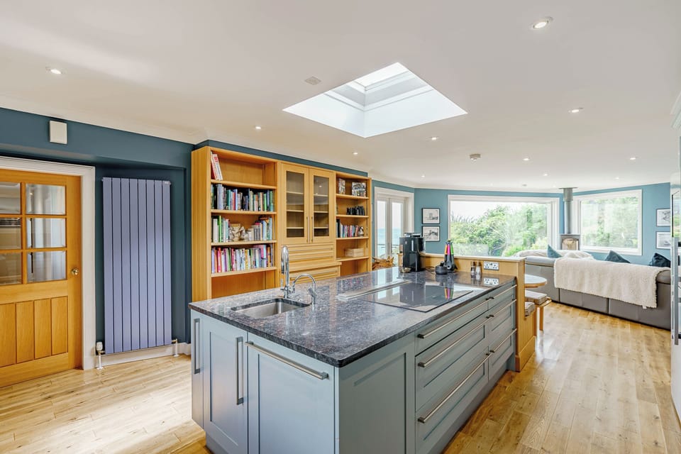 Fridge, dishwasher, electric kettle, toaster