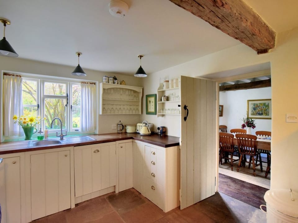 Fridge, dishwasher, electric kettle, toaster