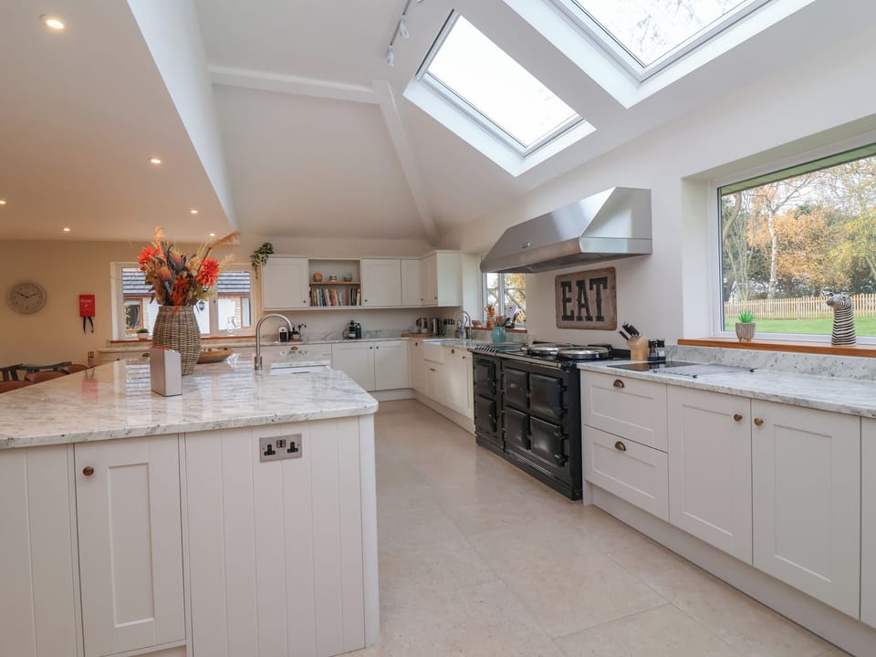 Fridge, dishwasher, electric kettle, toaster