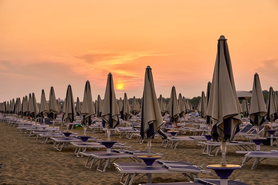 Outdoor banquet area