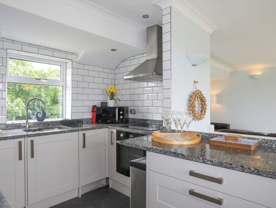 Fridge, dishwasher, electric kettle, toaster