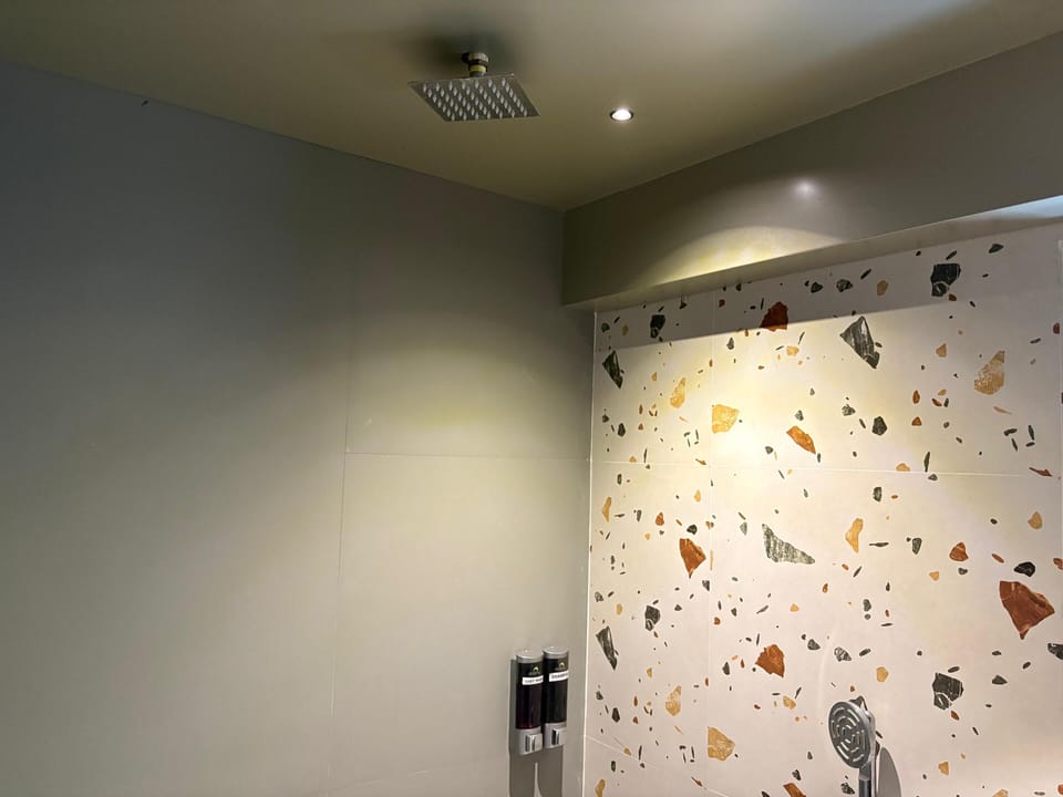 Executive Room | Bathroom | Shower, hair dryer, towels, soap