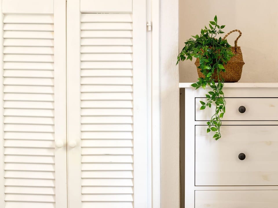 Furniture, Wood, Interior Design, Floor, Flowerpot, Cupboard, Cabinetry, Drawer, Wood Stain, Houseplant