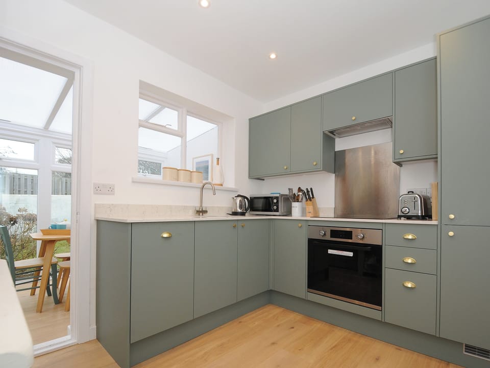 Fridge, dishwasher, electric kettle, toaster