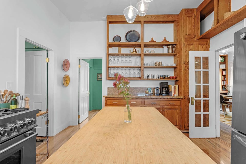 Your private culinary retreat. Situated just off the dining room, our kitchen offers ample room for meal prep and a dedicated station for your morning brew.
