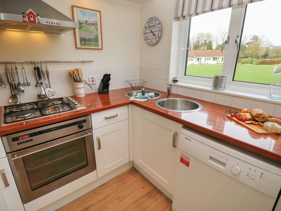 Fridge, dishwasher, electric kettle, toaster