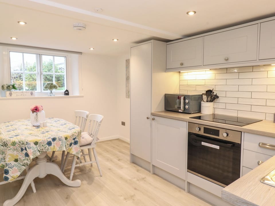 Fridge, dishwasher, electric kettle, toaster
