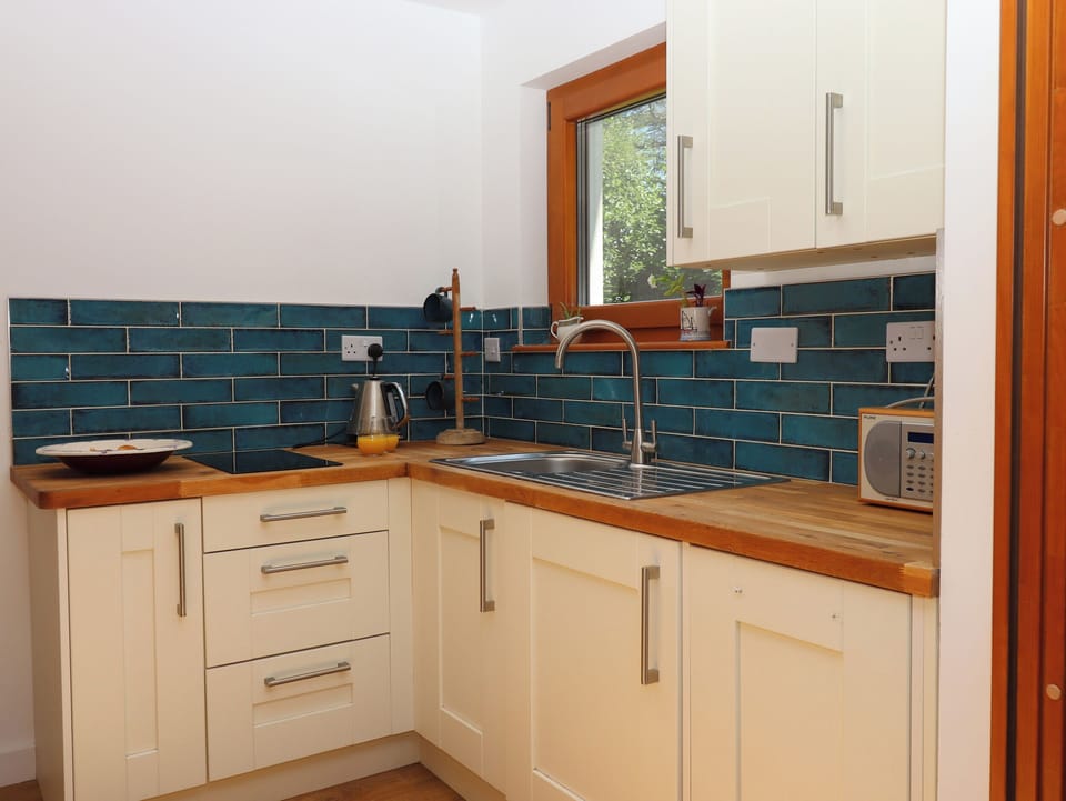 Fridge, dishwasher, electric kettle, toaster