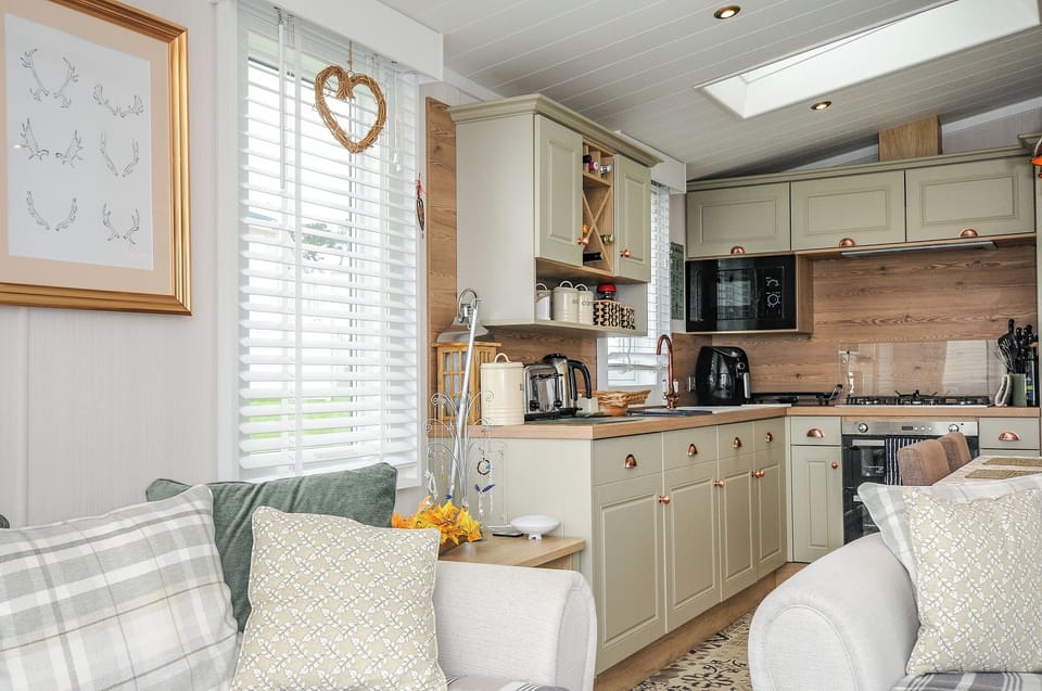 Fridge, dishwasher, electric kettle, toaster