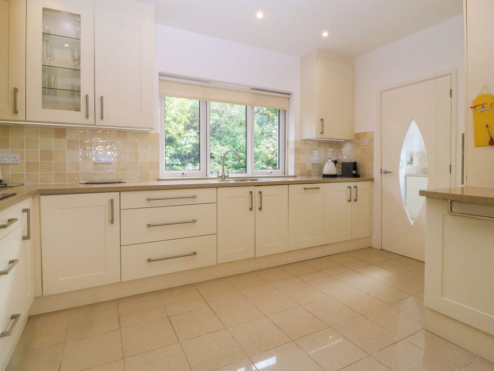 Fridge, dishwasher, electric kettle, toaster