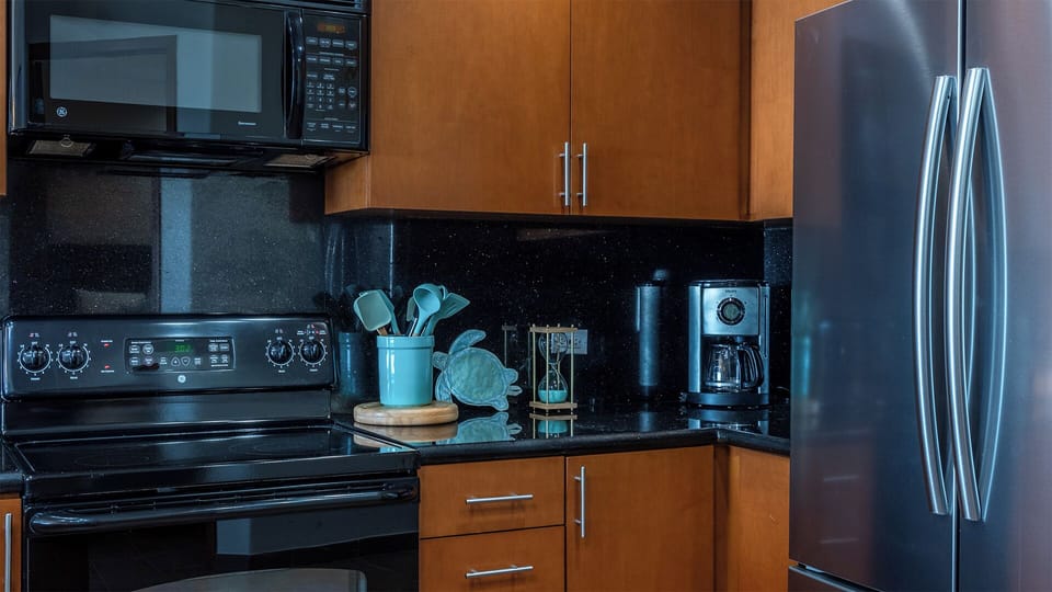 Counter top with small appliances