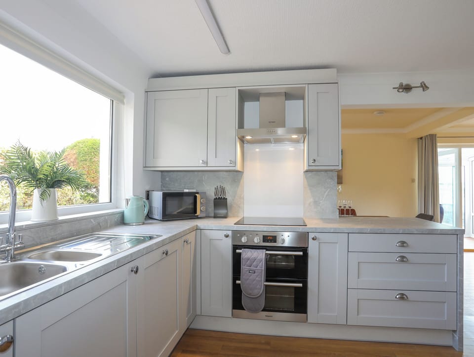 Fridge, dishwasher, electric kettle, cookware/dishes/utensils