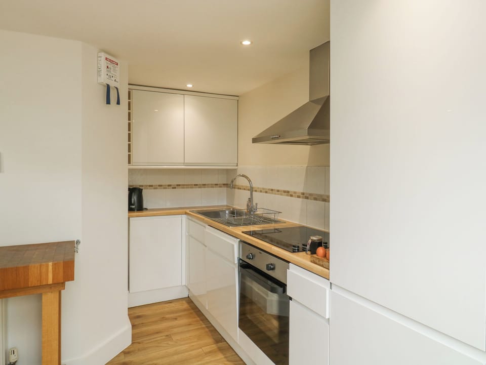 Fridge, dishwasher, electric kettle, toaster