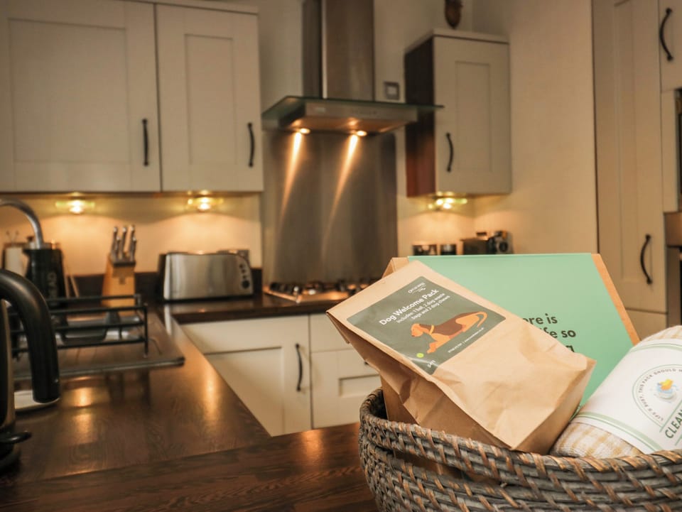 Fridge, dishwasher, electric kettle, toaster