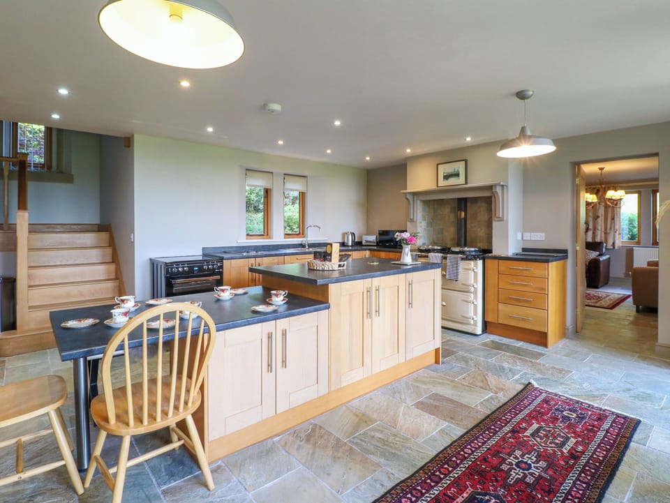 Fridge, dishwasher, electric kettle, toaster