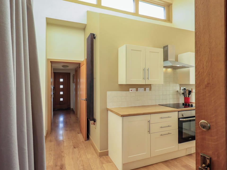 Fridge, dishwasher, electric kettle, toaster