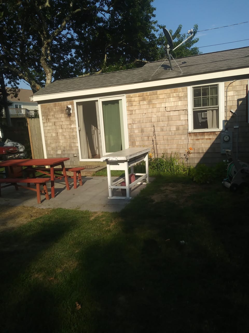 Back yard and patio