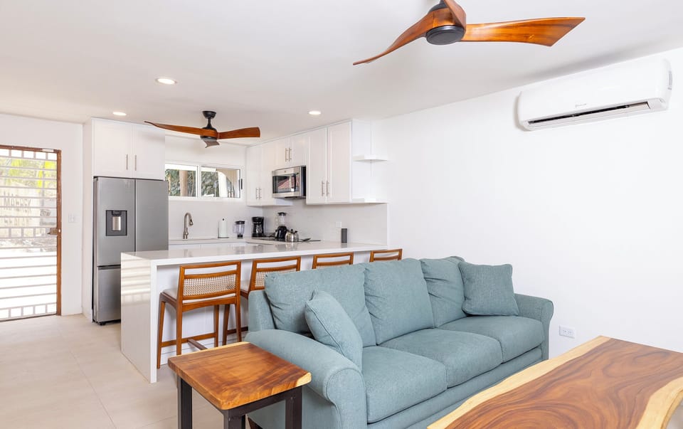 Beautifully decorated, fully furnished and steps from the beach. 