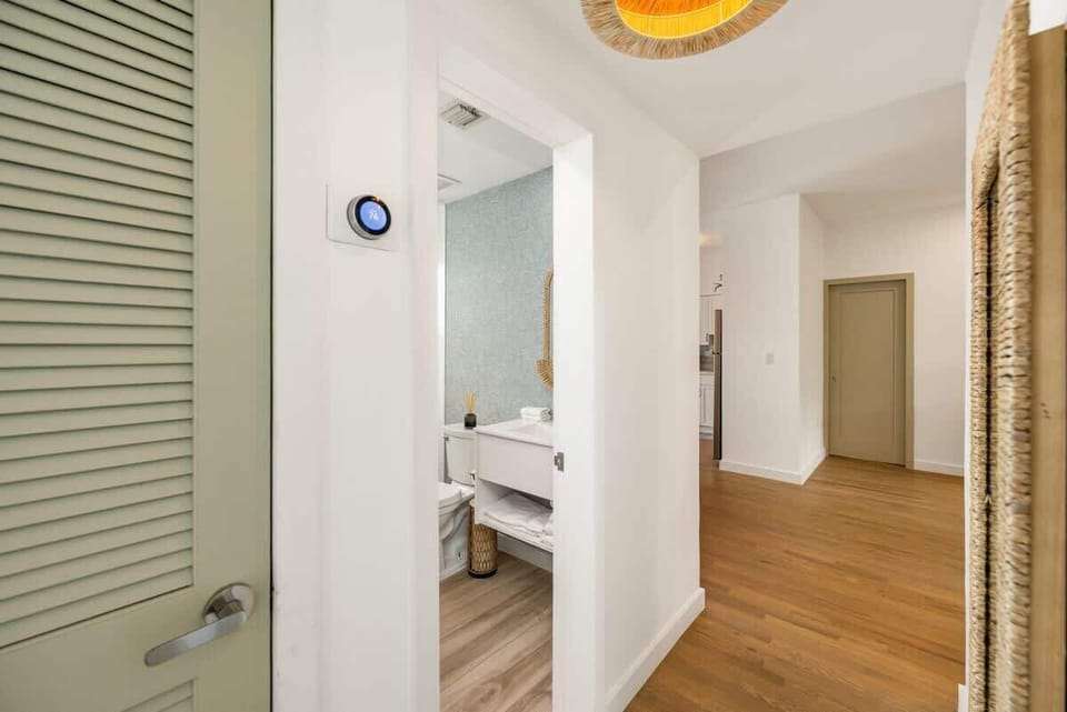 Pristine bathrooms adorned with high-end finishes and thoughtfully curated essentials.