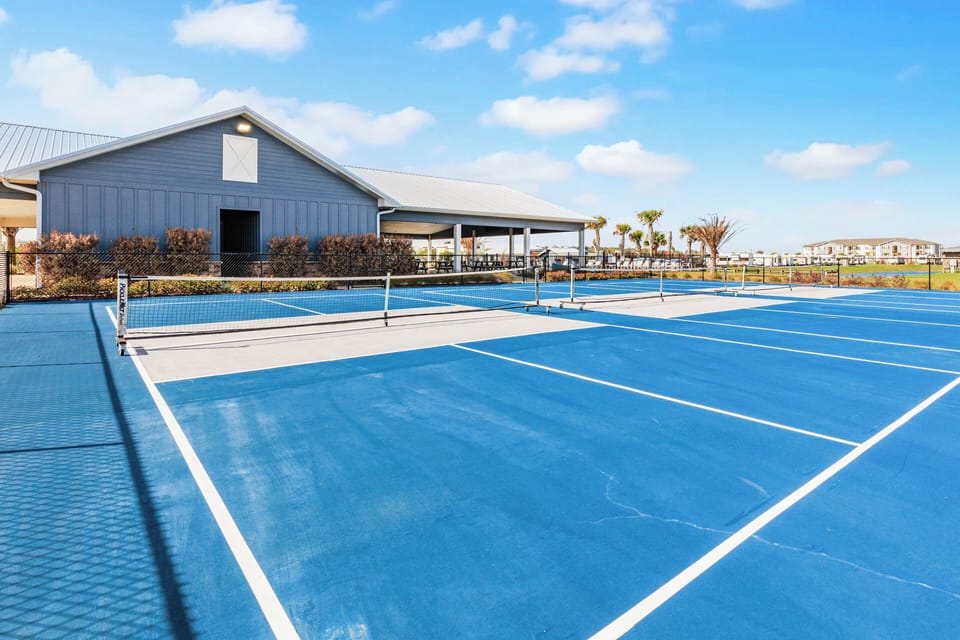 Pickle Ball Courts at the Maine Clubhouse 