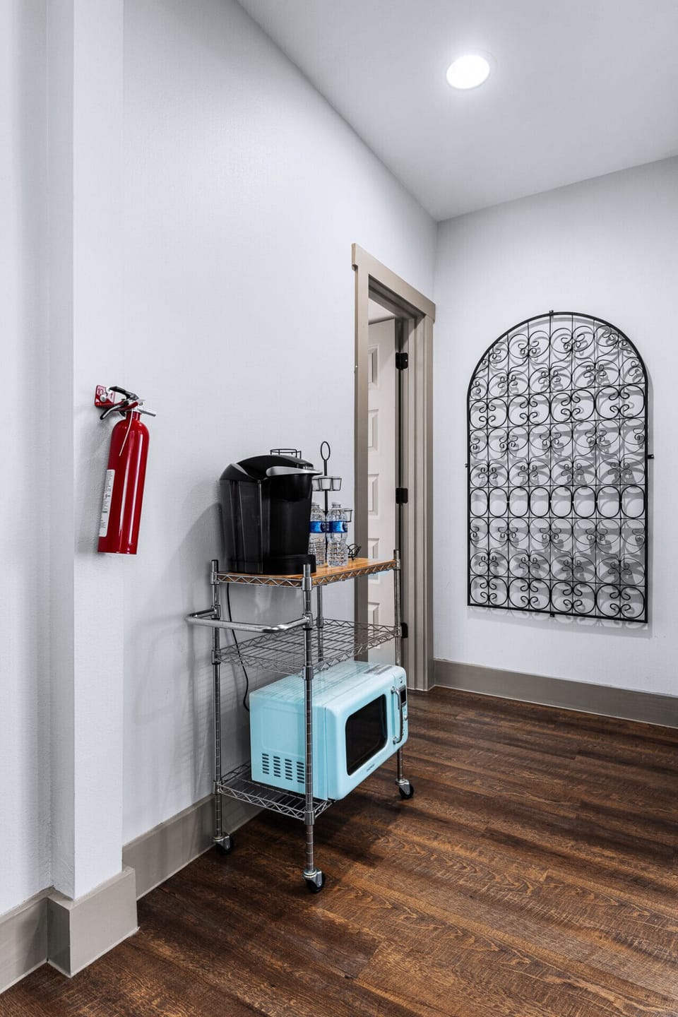 Full microwave and refrigerator in each suite!