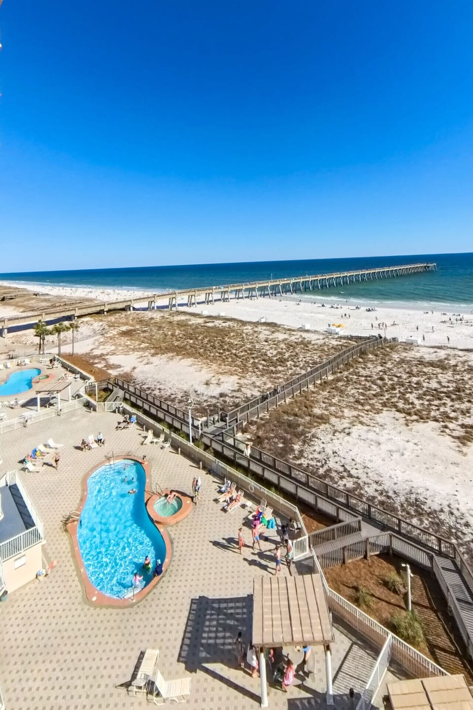 3 Pools on Property