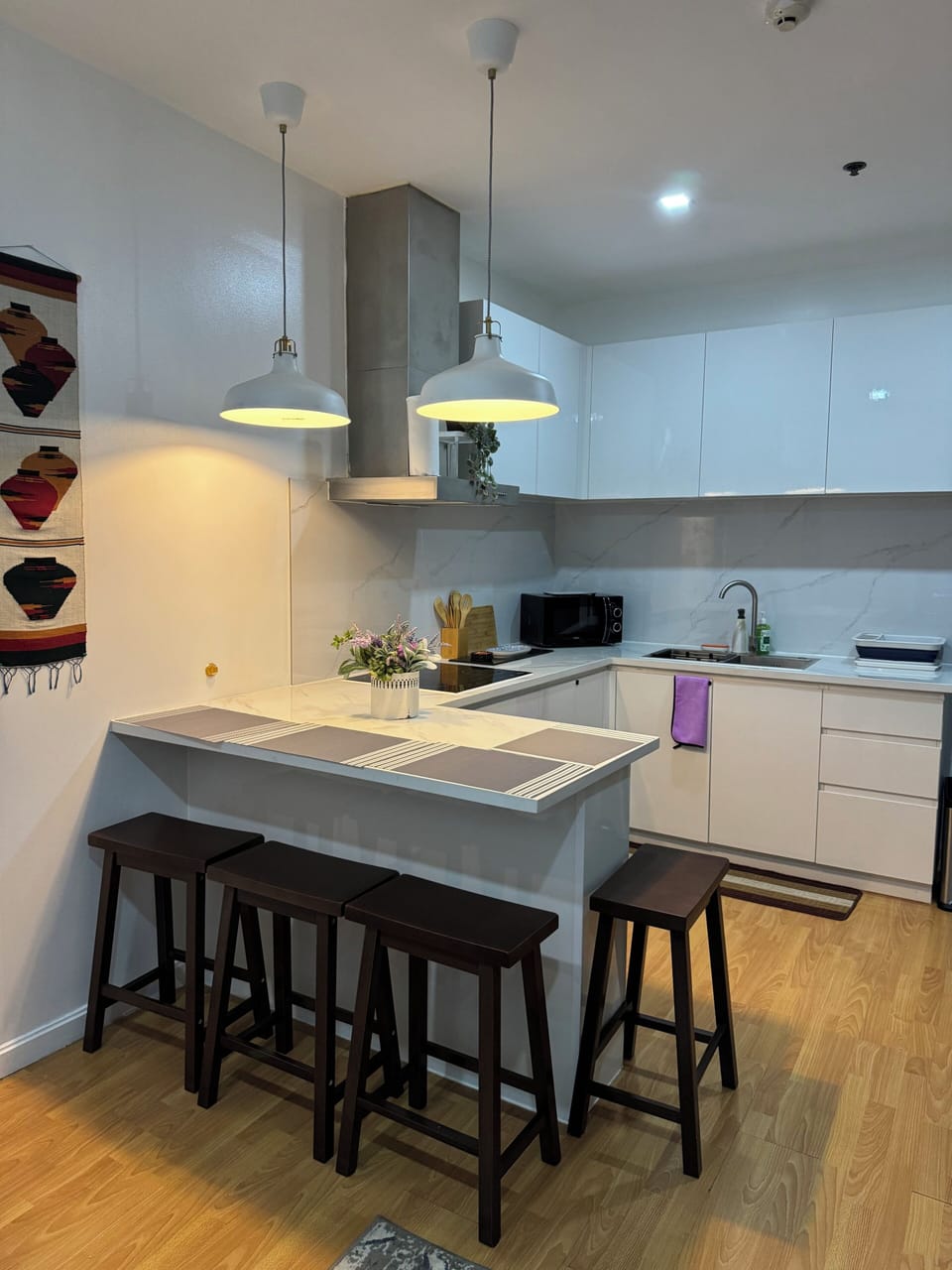 Family Double Room, Balcony, City View | Private kitchen