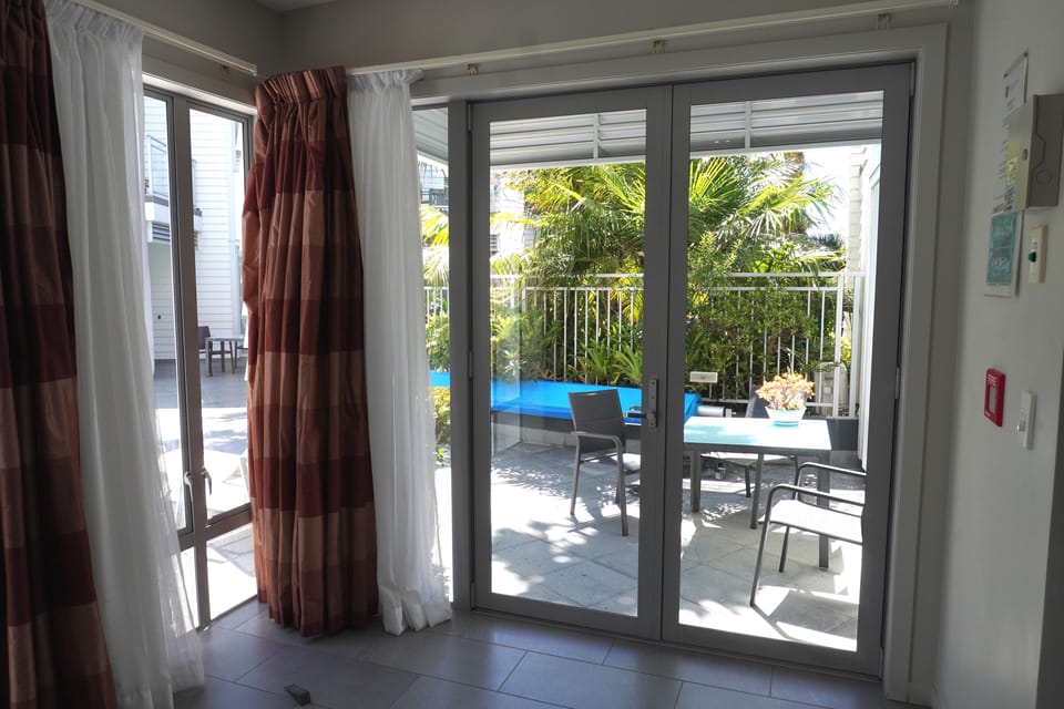 Deluxe Apartment, 1 Bedroom, Pool View | Terrace/patio