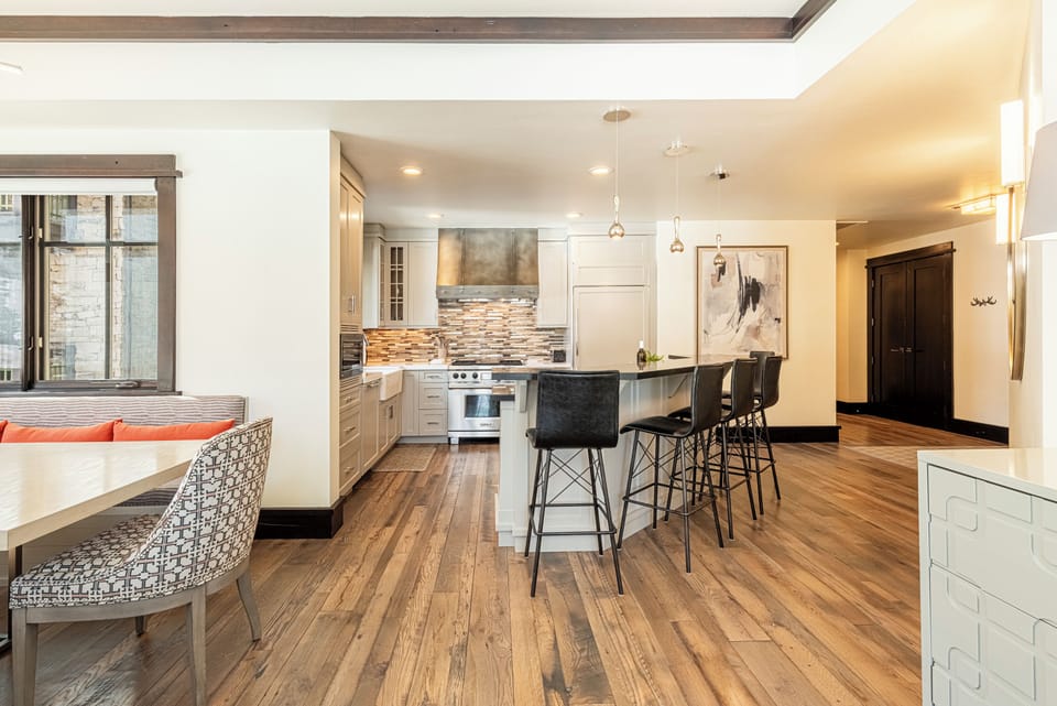 Updated kitchen with high-end stainless appliances