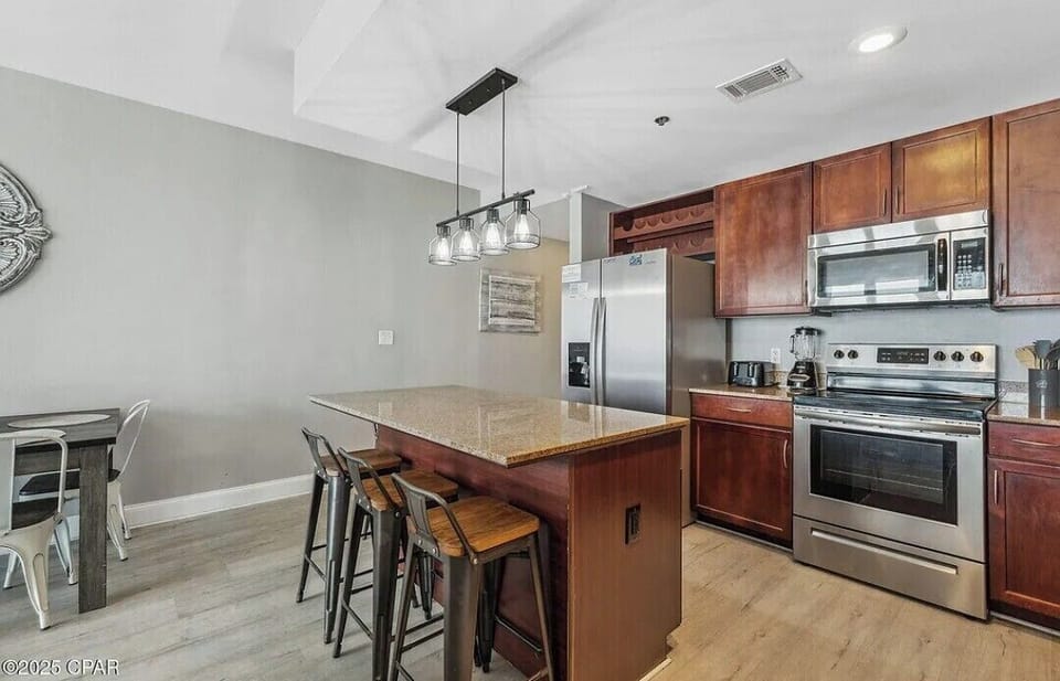 Fully stocked kitchen