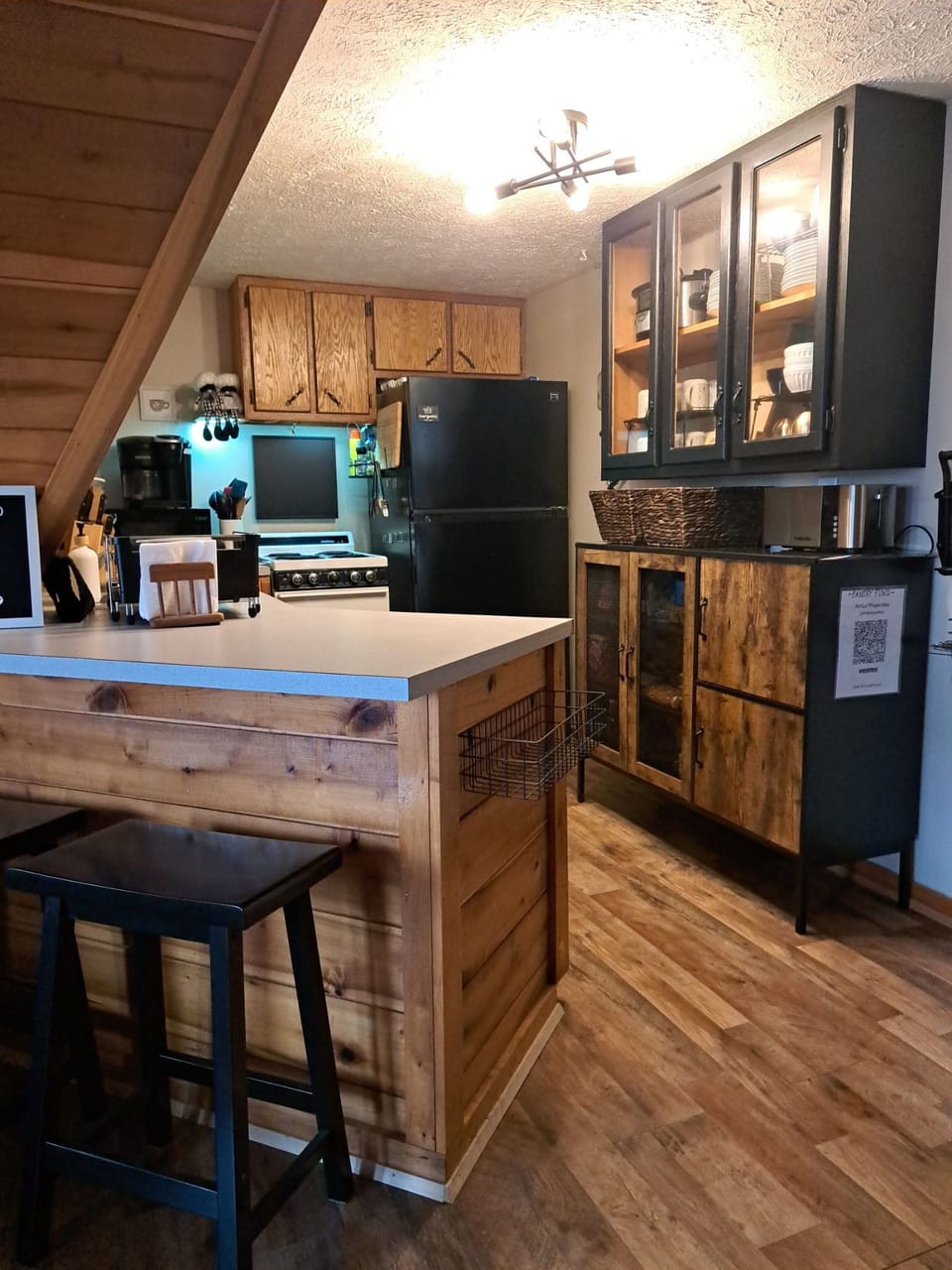 kitchen and bar