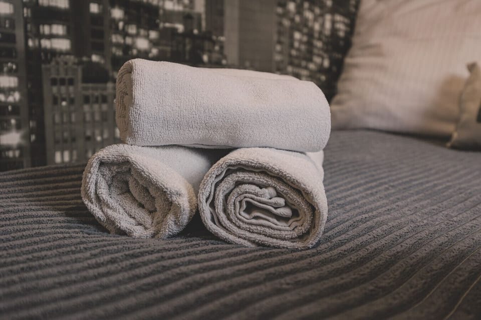 A carefully prepared space with high-quality textiles. A comfortable stay in the heart of Bydgoszcz.