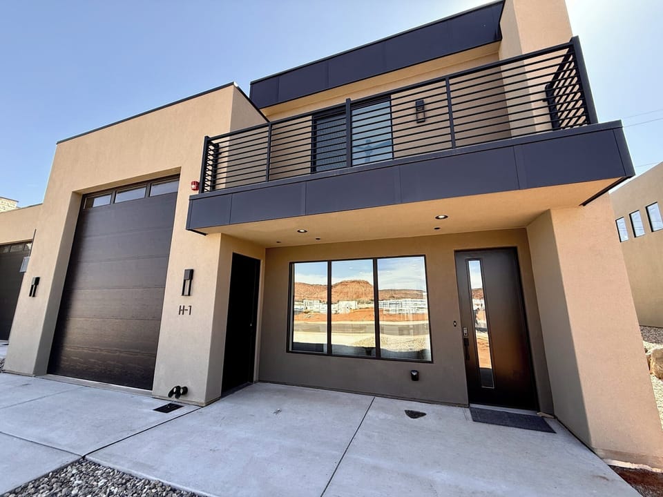 Experience modern luxury at Holiday H1 Catori! Stylish condo exterior with sleek design and a private balcony.