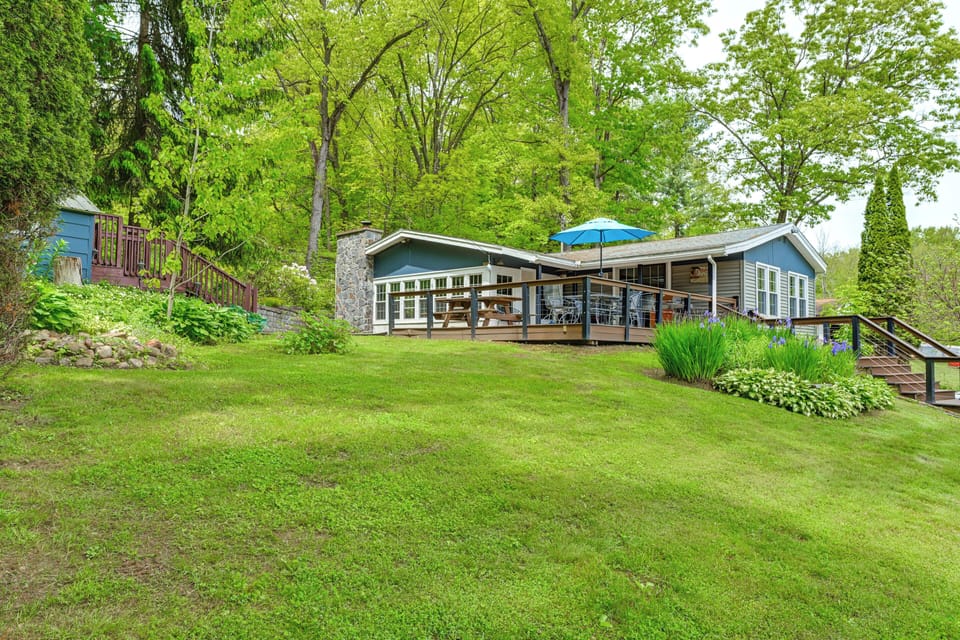 Yard | Private Deck | 2-Story Home