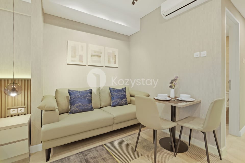 Apartment, 1 Bedroom, Balcony | Living area | Flat-screen TV