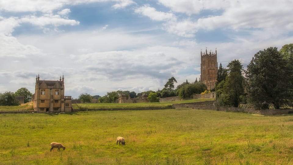 You are surrounded by beautiful countryside