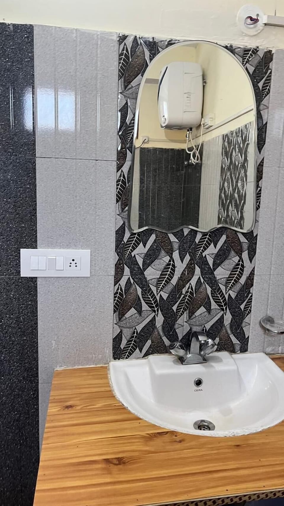 Shower, free toiletries, hair dryer, soap