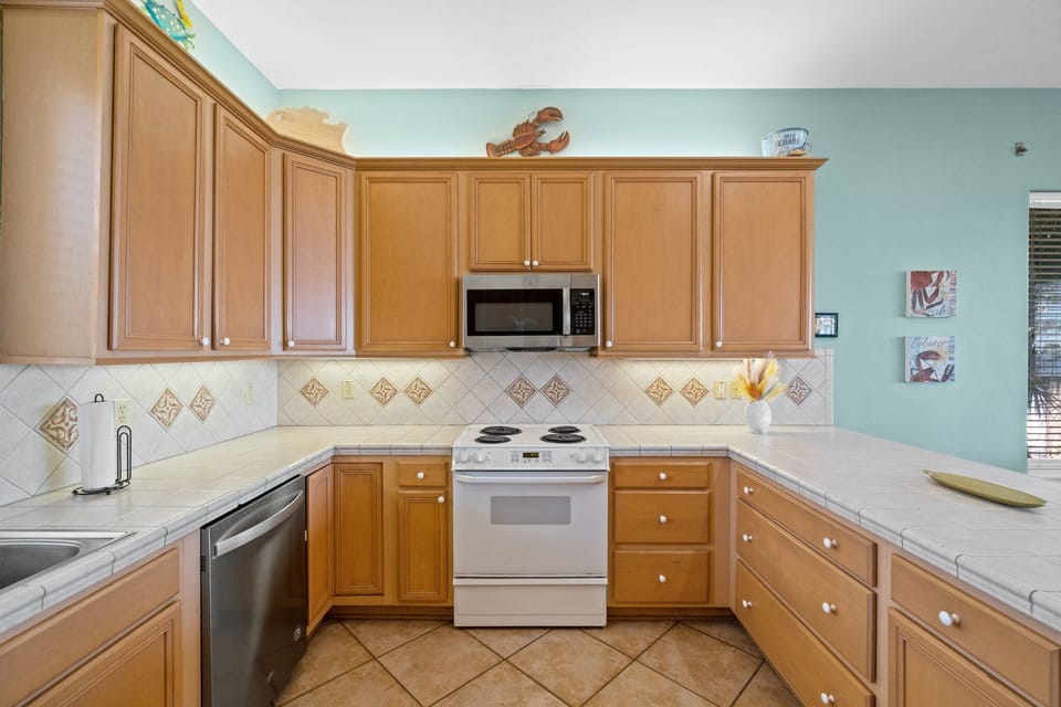 kitchen with plenty of counter space