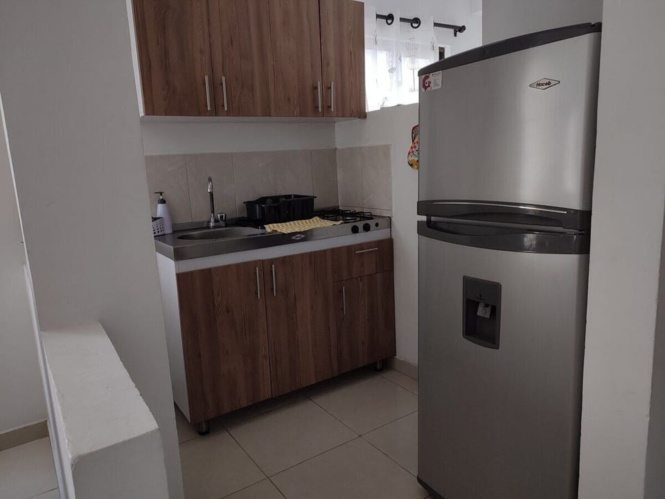 Apartment | Private kitchen | Fridge, cookware/dishes/utensils