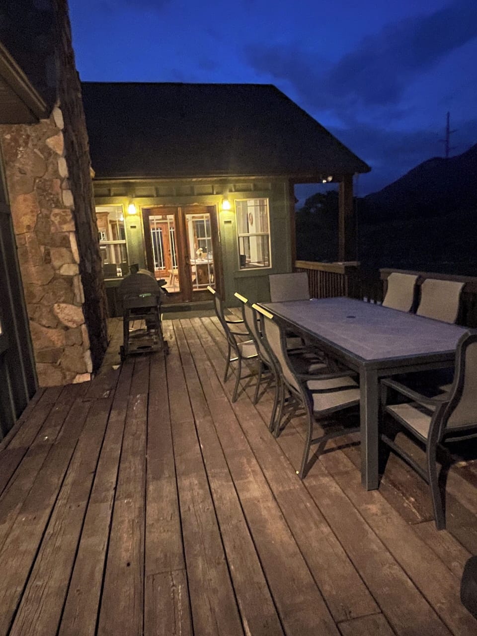 back uncovered deck